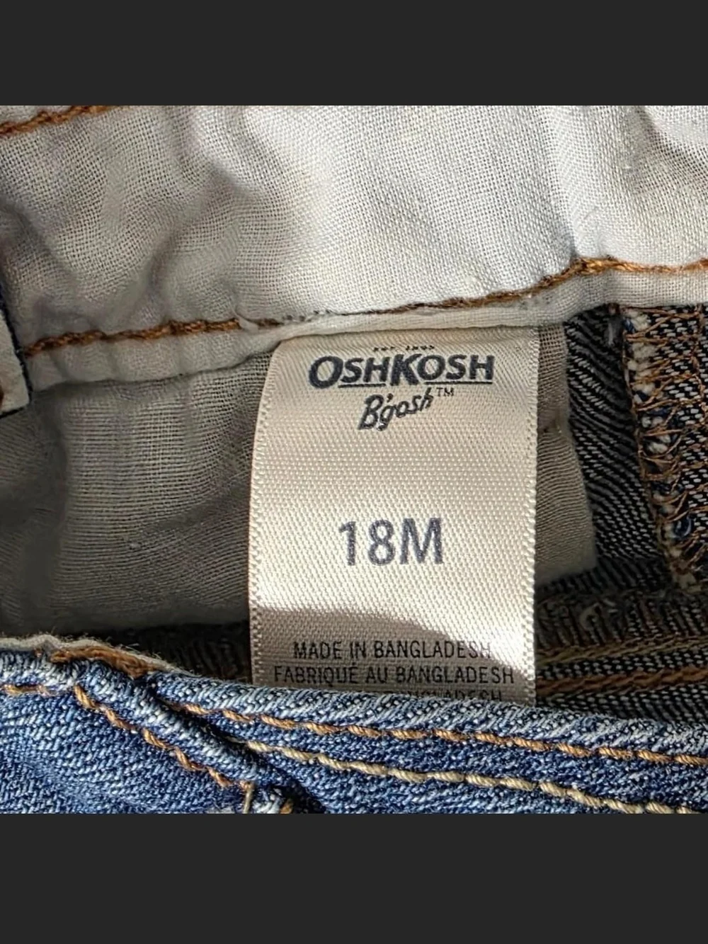 OshKosh B'gosh Blue Denim Overall Skirt